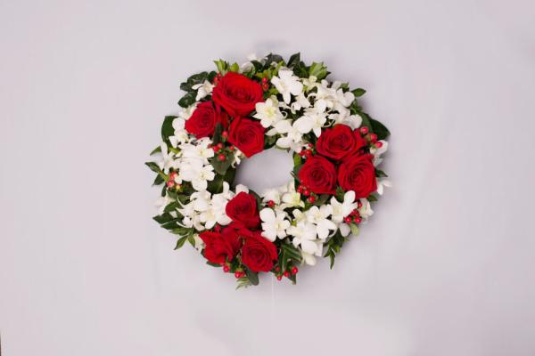 Precio corona de flores